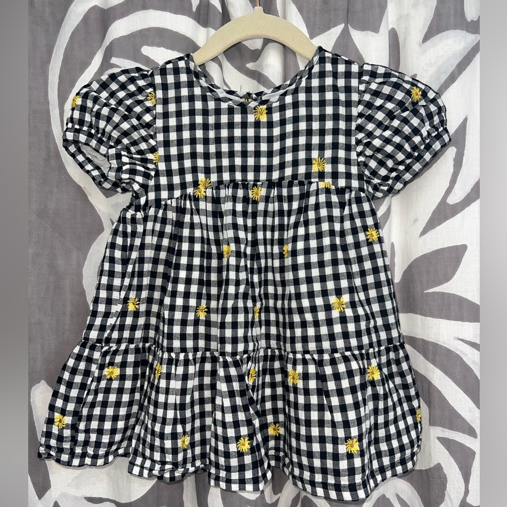 Gingham Daisy Sundress